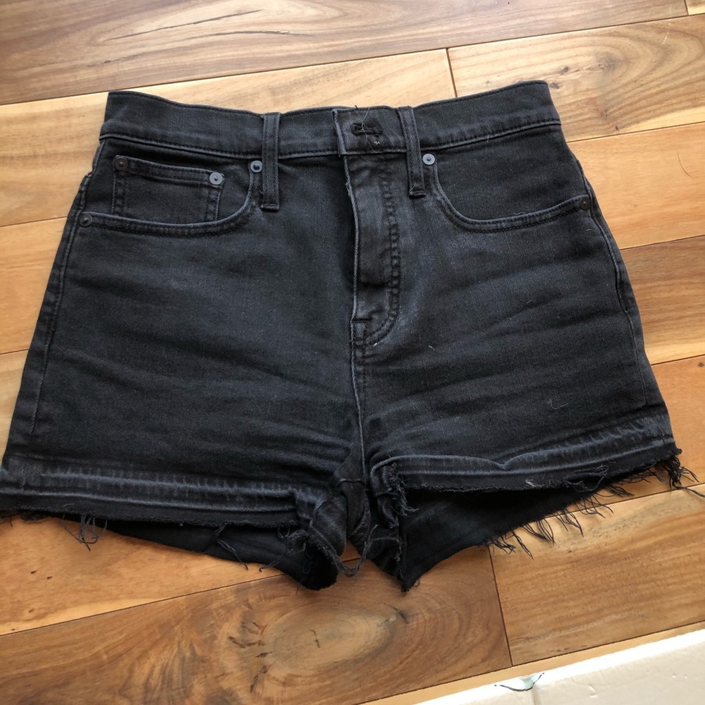 Madewell high rise denim short